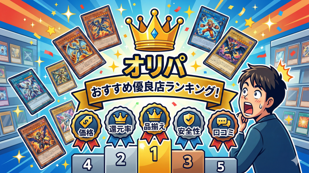 オンラインオリパおすすめランキング
